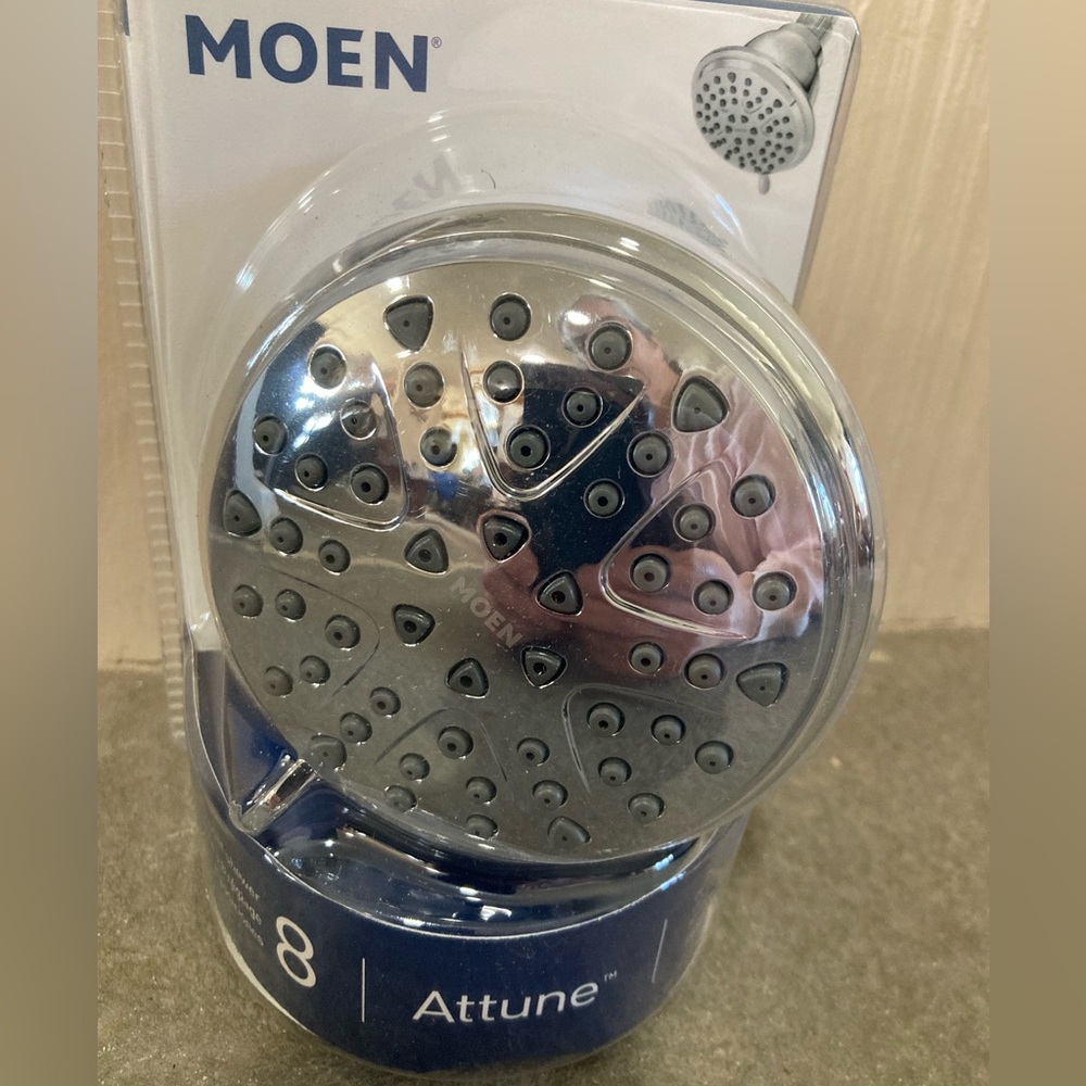 Moen 218W0 Attune 8-Spray 4" Multi-Function Shower Head - Chrome